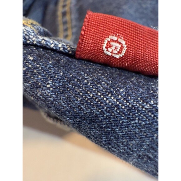 Levi's 80'S HIGH RISE PAPERBAG TAPER Jeans Blue Distressed Size 31 - Picture 15 of 15